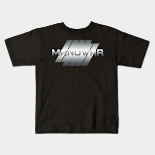 Metallic Illustration manowar Kids T-Shirt